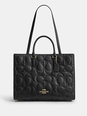 Coach Outlet Maggie Tote Bag In Signature Leather